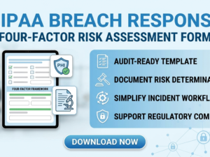 Breach Risk Assessment Form, editable HIPAA incident template