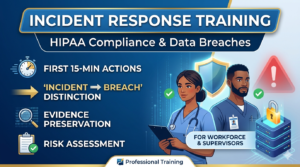 HIPAA Incident Response Training, editable breach response PowerPoint
