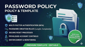 HIPAA Password Policy, editable credential management template