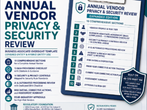 Annual Vendor Privacy & Security Review - Expanded Edition
