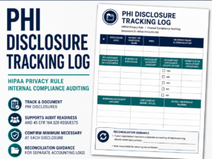 PHI Disclosure Tracking Log