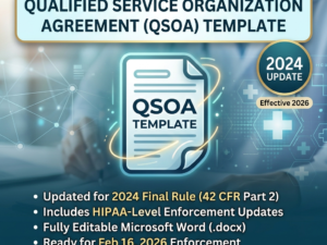 Qualified Service Organization Agreement (QSOA)