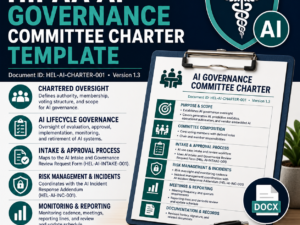 HIPAA AI Governance Committee Charter