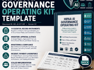 HIPAA AI Governance Operating Kit