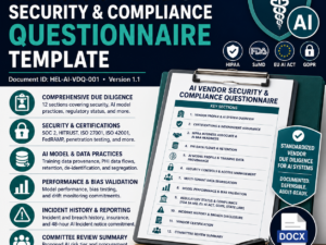 HIPAA AI Vendor Security & Compliance Questionnaire