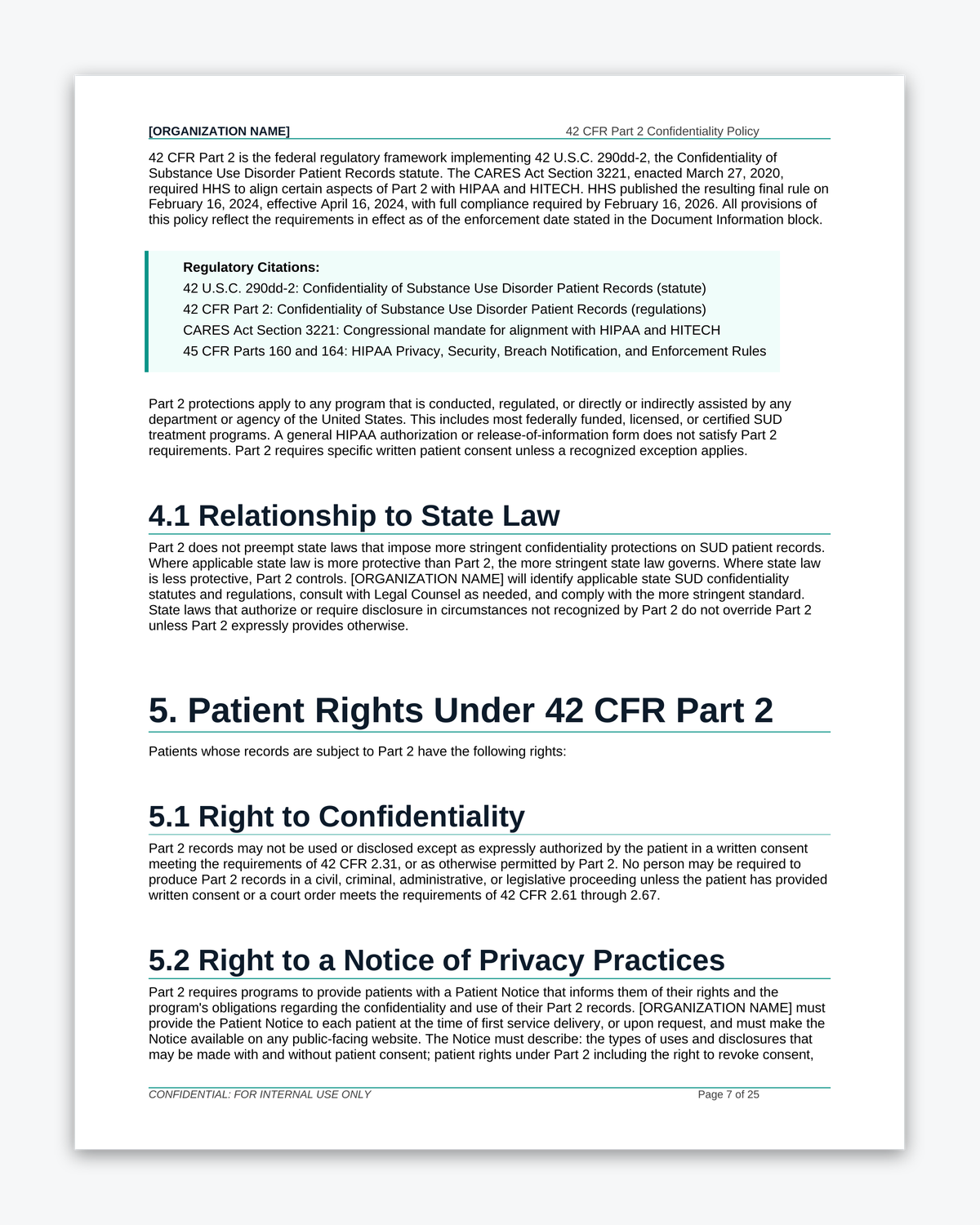 42 CFR Part 2 Behavioral Health Confidentiality Kit - Image 2