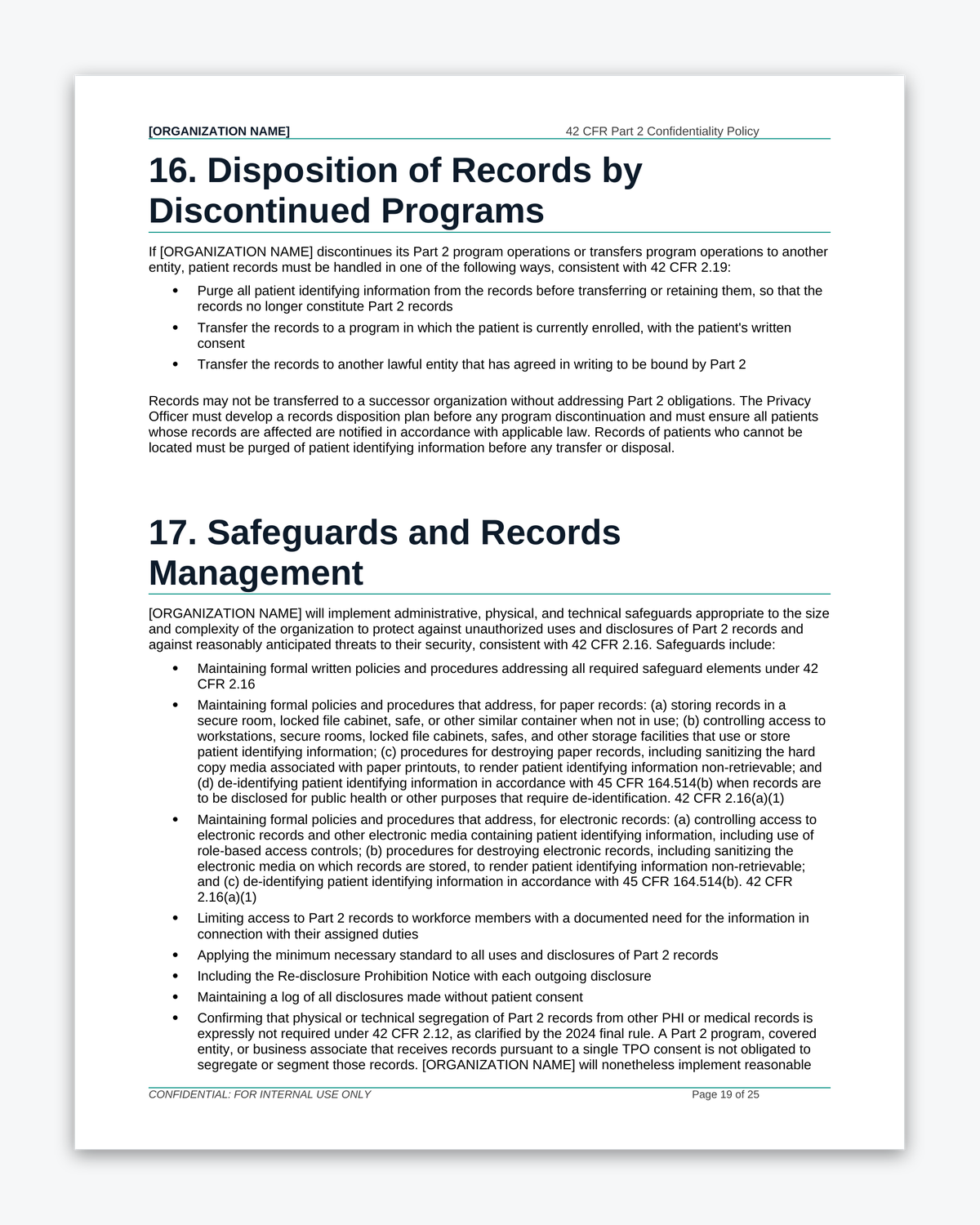 42 CFR Part 2 Behavioral Health Confidentiality Kit - Image 4