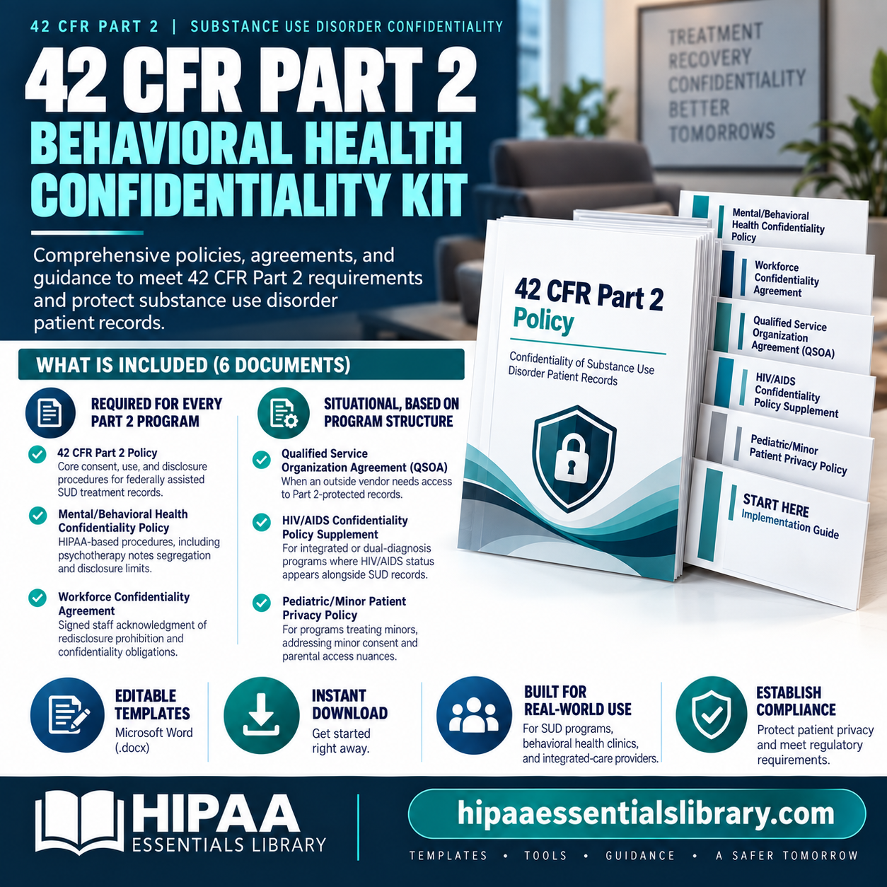 42 CFR Part 2 Behavioral Health Confidentiality Kit