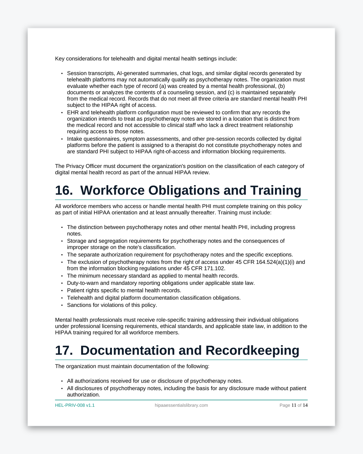 42 CFR Part 2 Behavioral Health Confidentiality Kit - Image 12