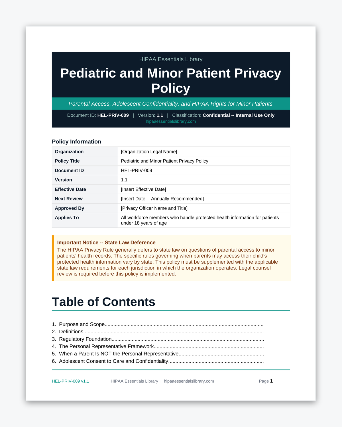 42 CFR Part 2 Behavioral Health Confidentiality Kit - Image 13