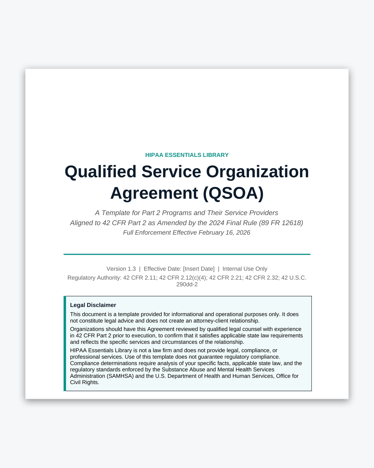 42 CFR Part 2 Behavioral Health Confidentiality Kit - Image 17