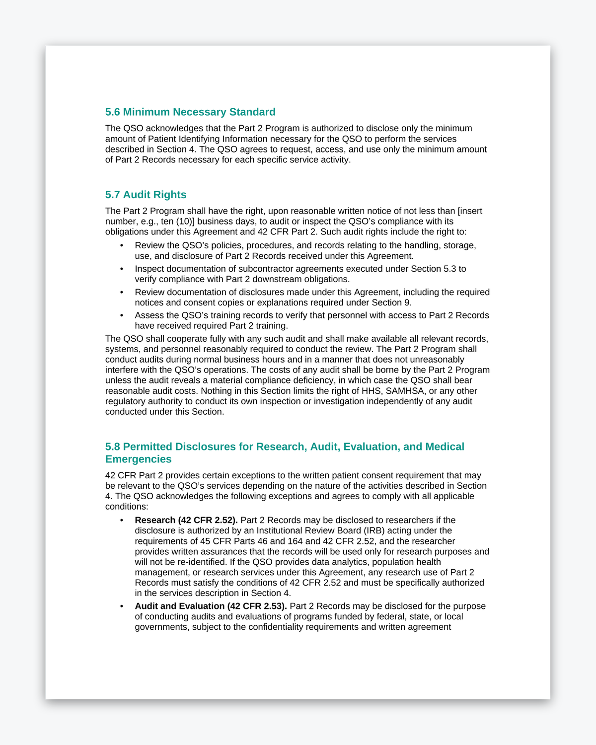 42 CFR Part 2 Behavioral Health Confidentiality Kit - Image 19