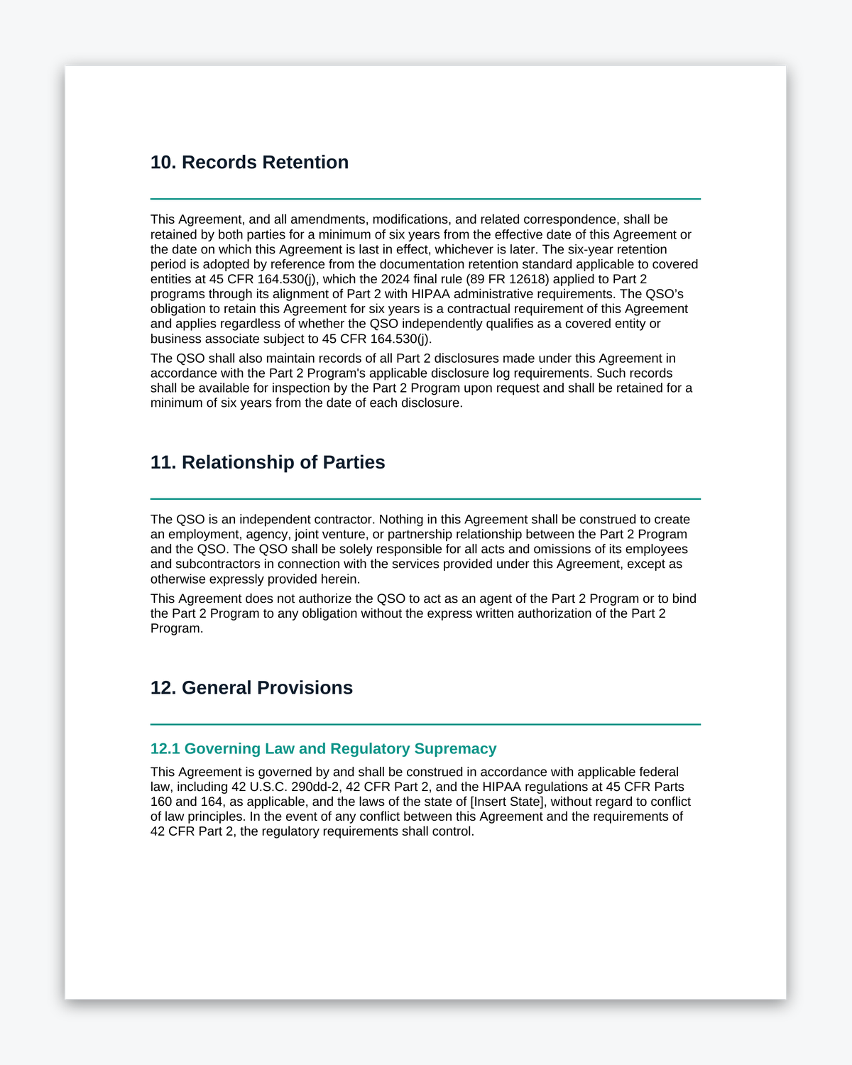 42 CFR Part 2 Behavioral Health Confidentiality Kit - Image 20